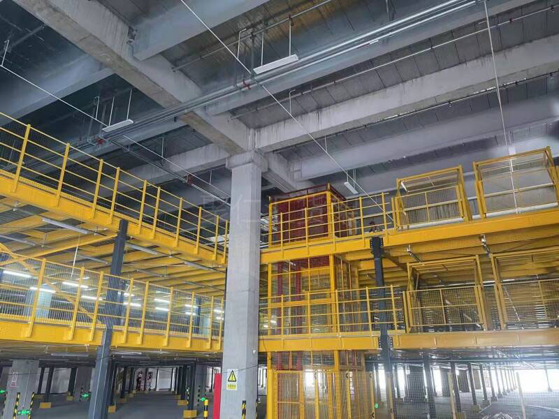 大跨度工字鋼結(jié)構(gòu)平臺(tái)貨架