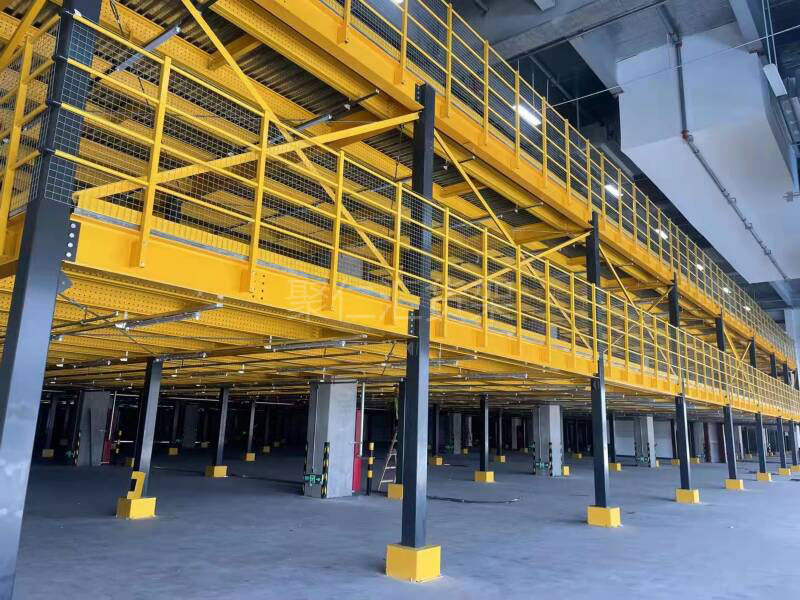 大跨度閣樓平臺貨架