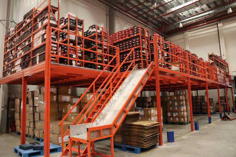 閣樓貨架貨物滑梯